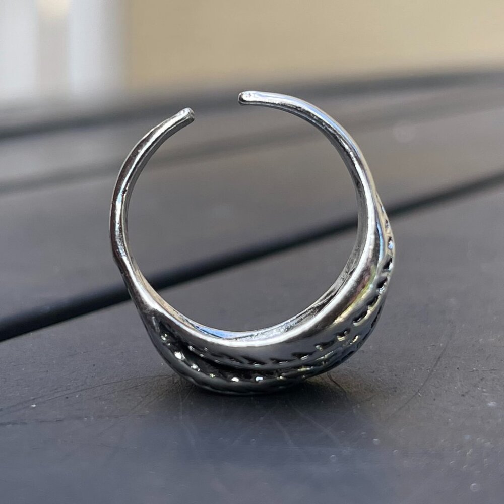 adjustable Sterling Silver ring - Picture 3 of 4